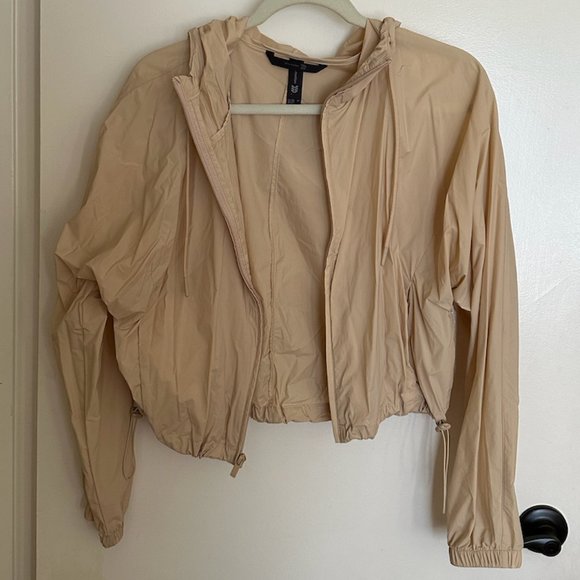 Full-Zip Windbreaker Jacket - All in Motion™ Beige S - Picture 3 of 5